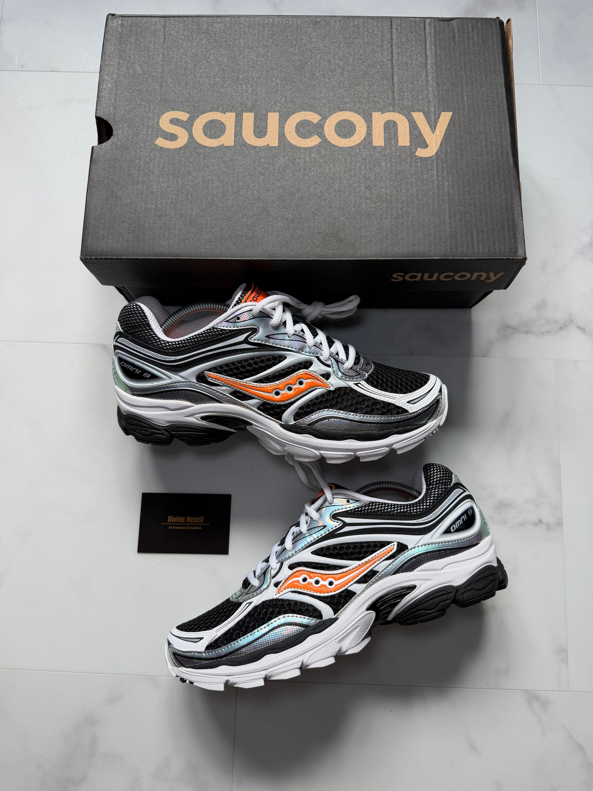 Saucony ProGrid Omni 9 - Black/Orange