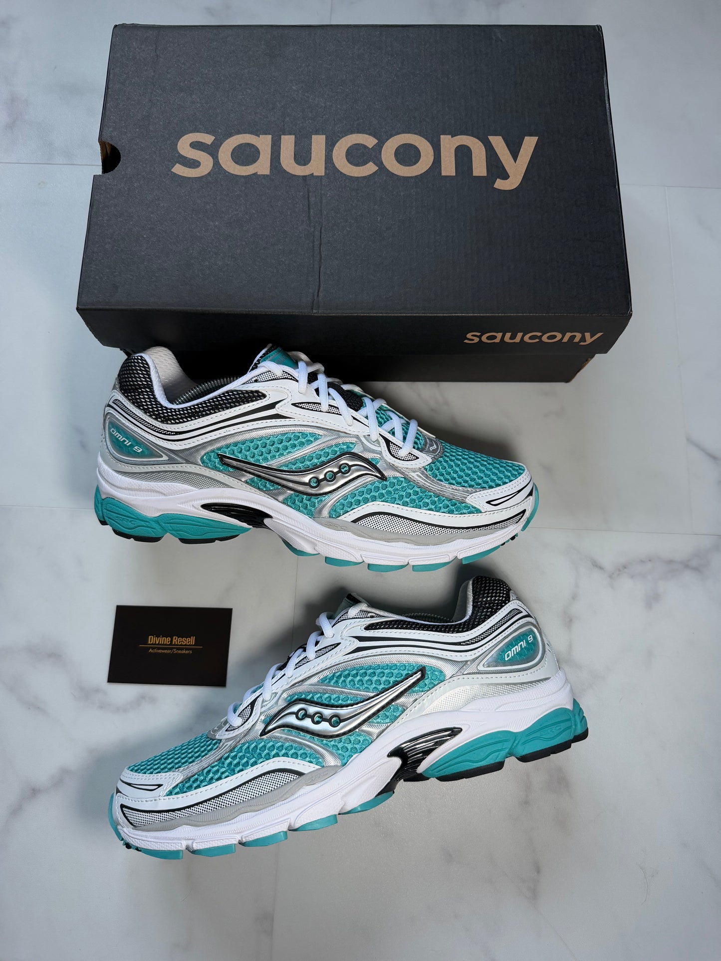 Saucony ProGrid Omni 9 - Metallic Turquoise