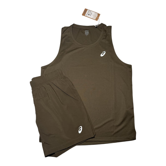 Asics Core Vest Set - Khaki