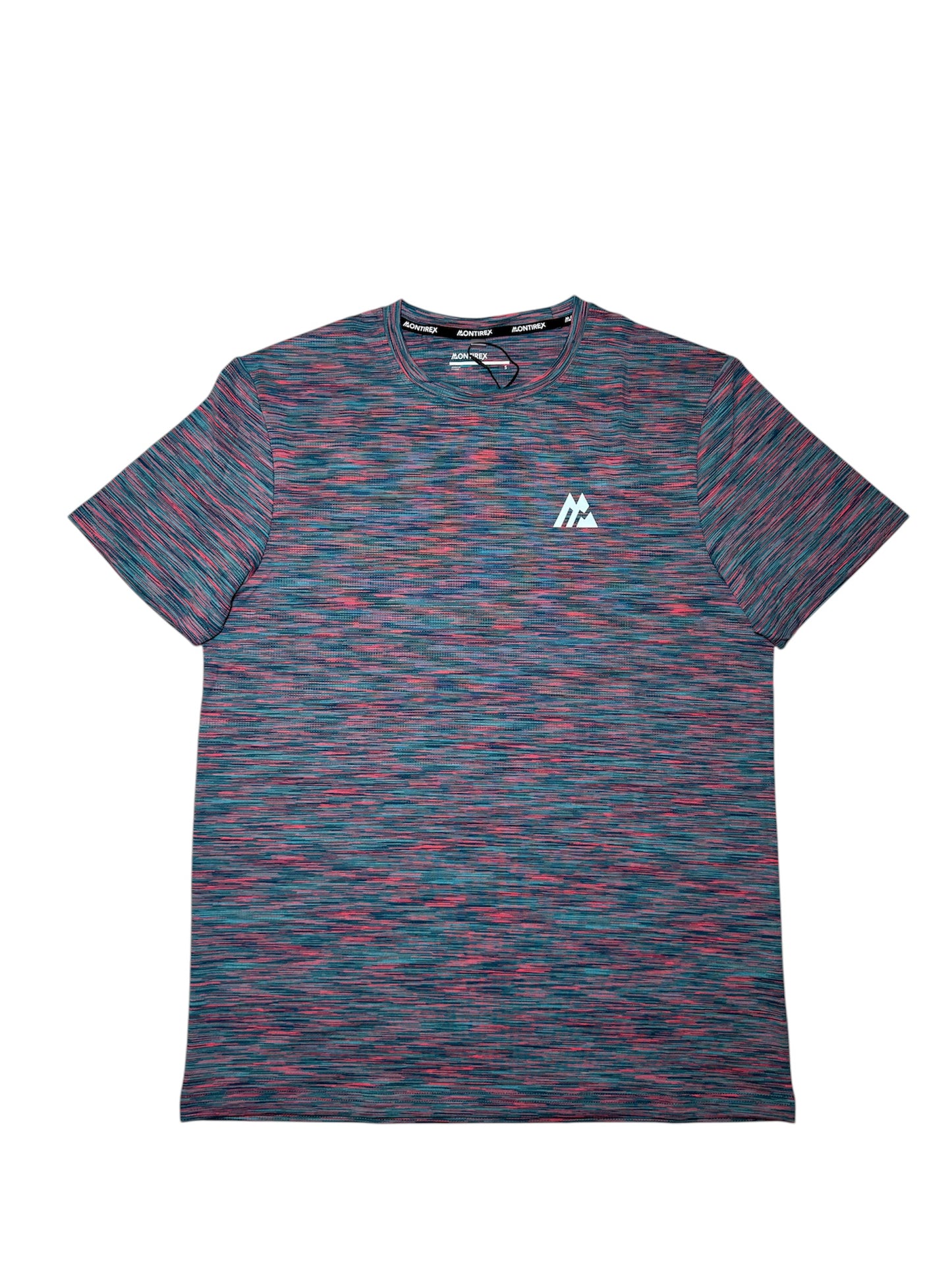 Montirex Seamless T-Shirt - Teal/Pink