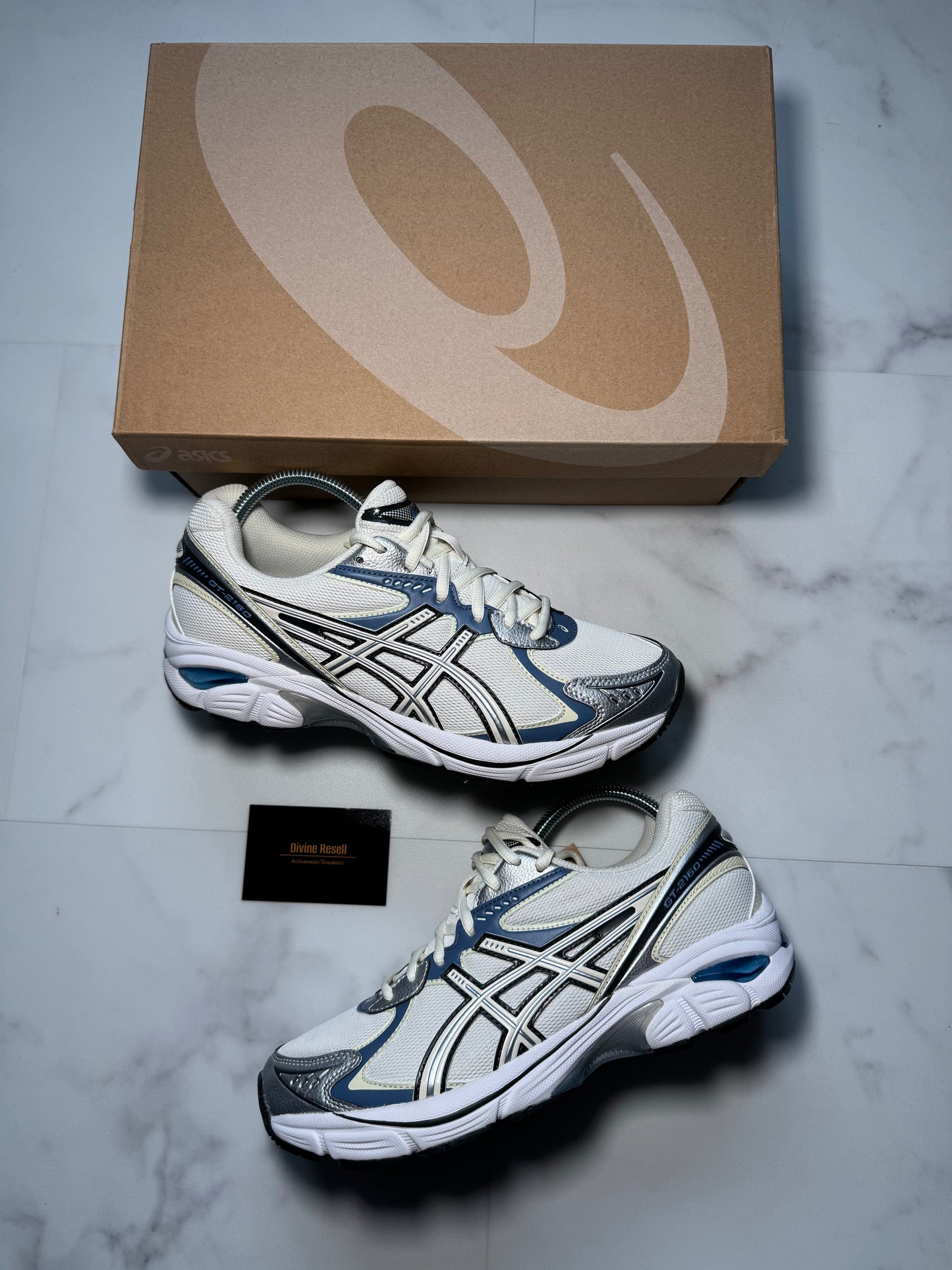 Asics GT2160 - White/Denim Blue