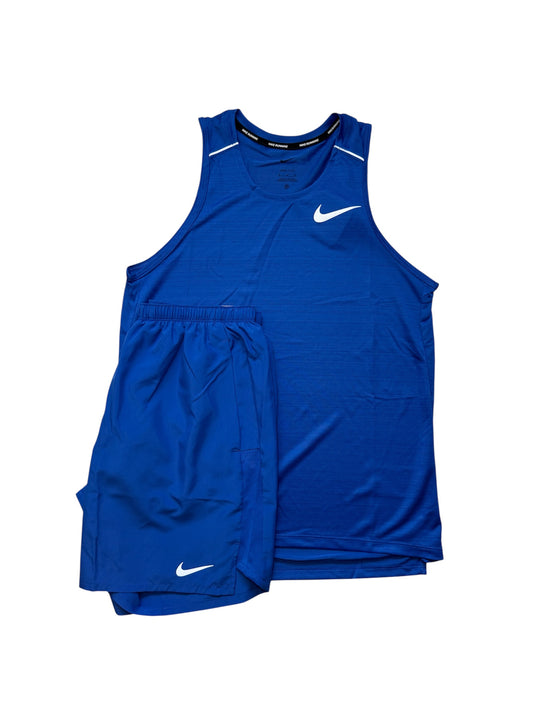 Nike Miler 1.0 Vest Set - Royal Blue